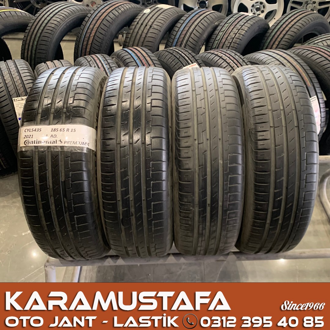 185 65 R 15 CONTINENTAL PC6 88H * 2021 * 4 ADET * CYL5435