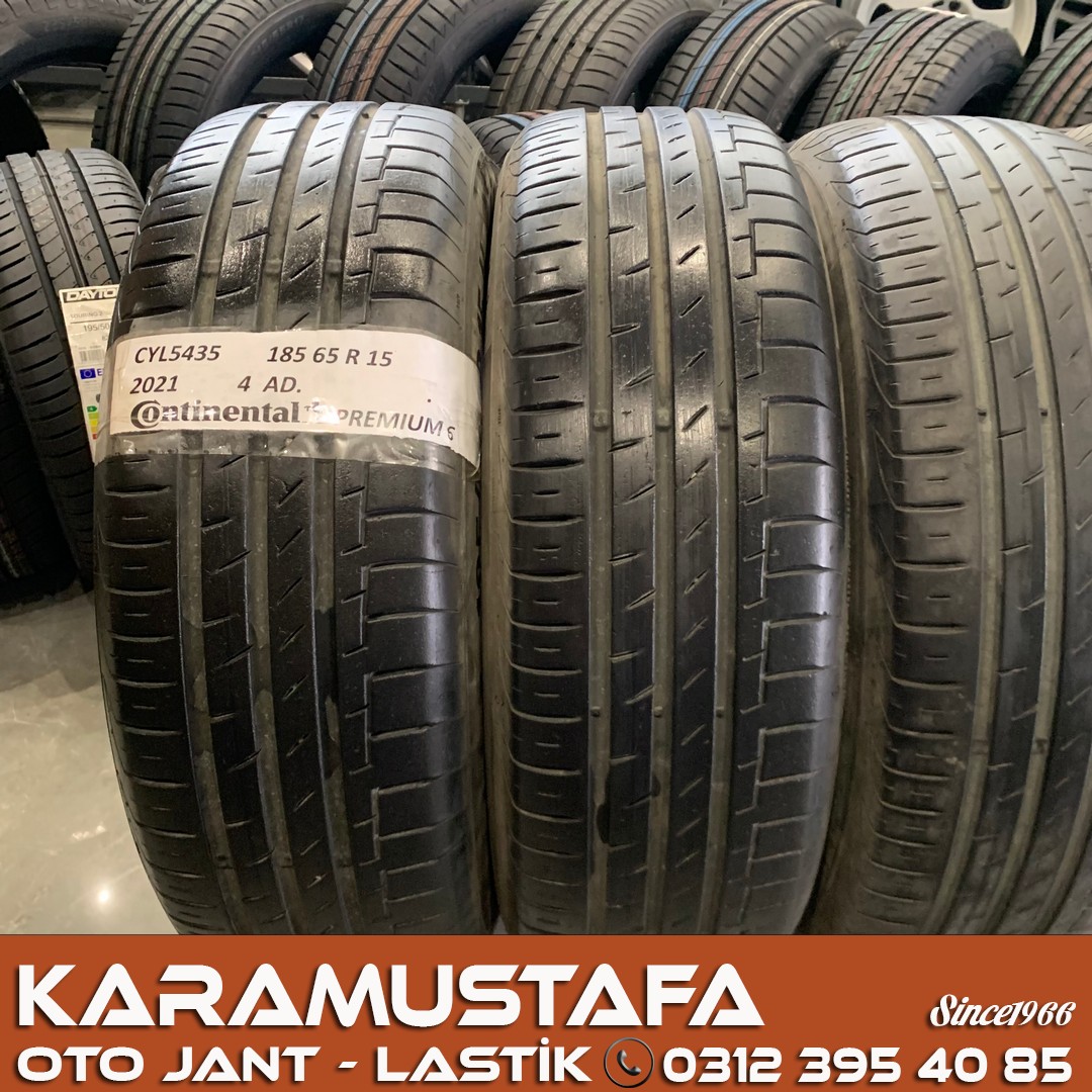 185 65 R 15 CONTINENTAL PC6 88H * 2021 * 4 ADET * CYL5435