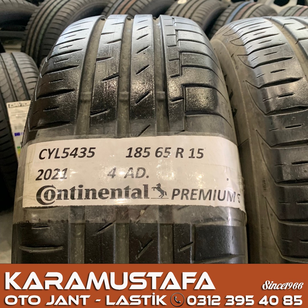 185 65 R 15 CONTINENTAL PC6 88H * 2021 * 4 ADET * CYL5435