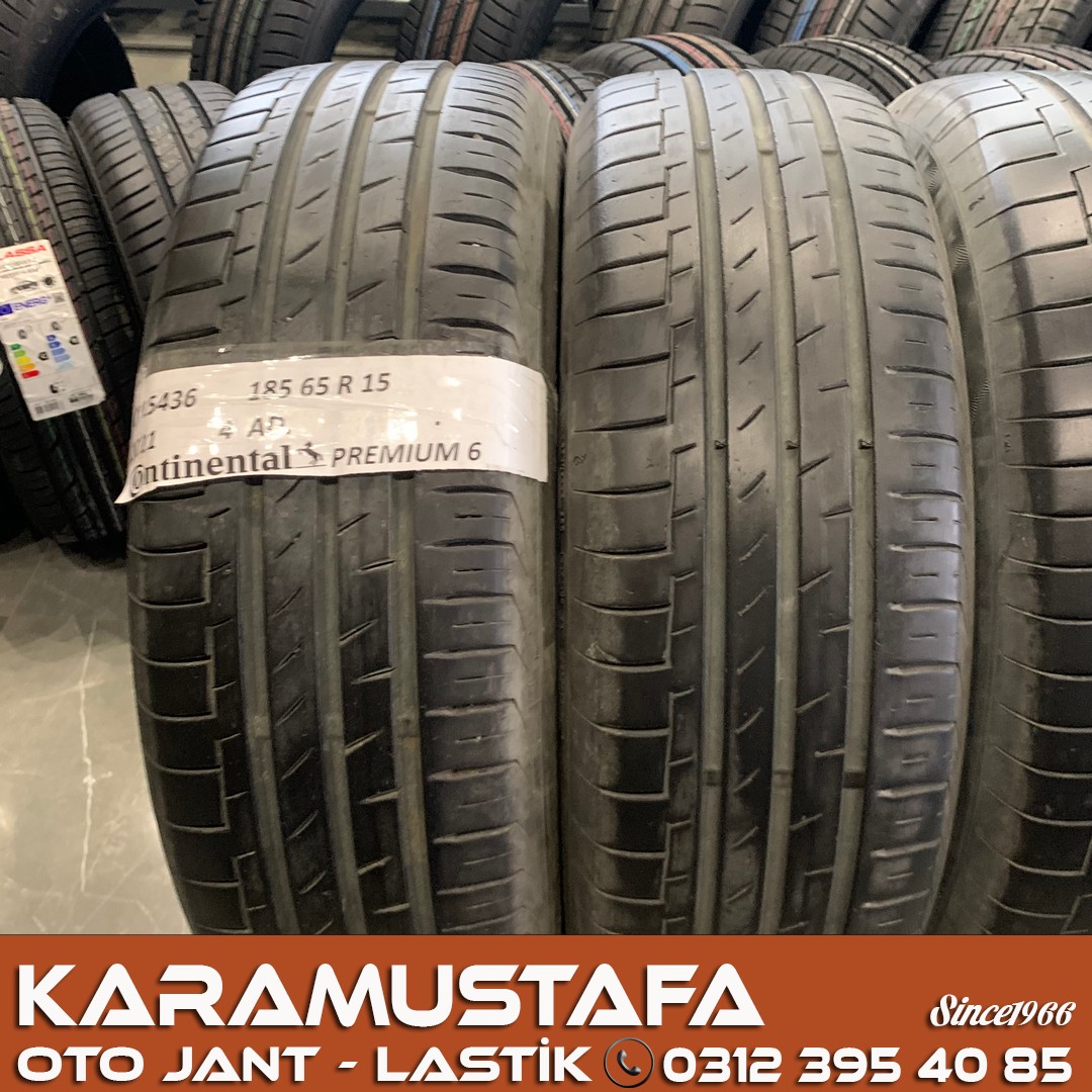185 65 R 15 CONTINENTAL PC6 88H * 2021 * 4 ADET * CYL5436