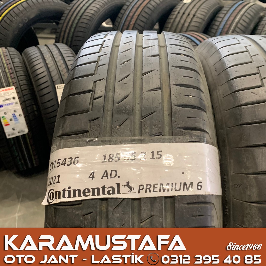 185 65 R 15 CONTINENTAL PC6 88H * 2021 * 4 ADET * CYL5436