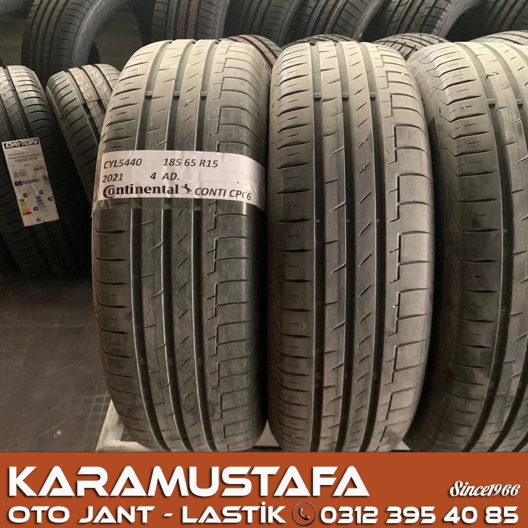 185 65 R 15 CONTINENTAL CPC6 88H * 2021 * 4 ADET * CYL5440