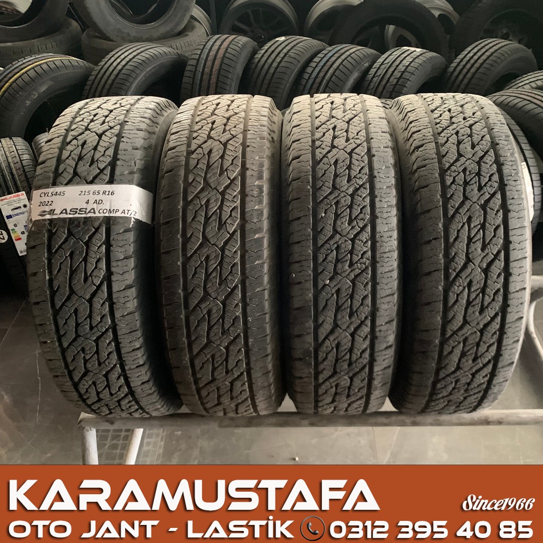 215 65 R 16 LASSA COM AT2 102T * 2022 * 4 ADET * CYL5445