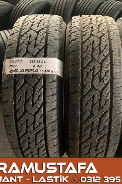 215 65 R 16 LASSA COM AT2 102T * 2022 * 4 ADET * CYL5445