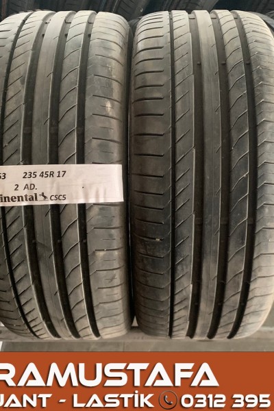 235 45 R 17 CONTINENTAL CSC5 94W * 2022 * 2 ADET * CYL5463