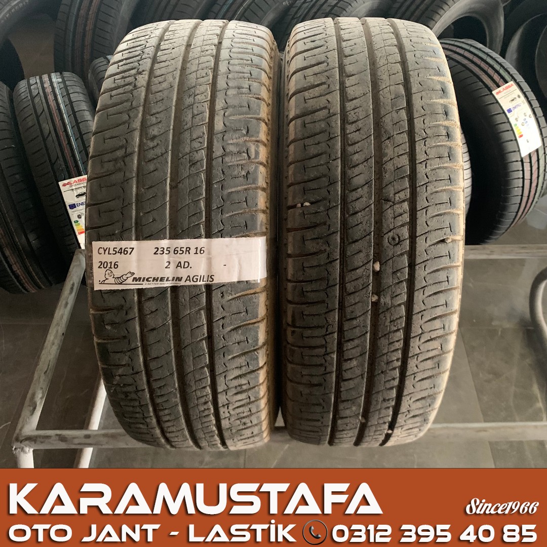 235 65 R 16 MICHELIN AGILIS 115R * 2016 * 2 ADET * CYL5467