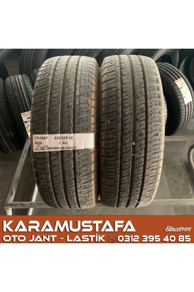 235 65 R 16 MICHELIN AGILIS 115R * 2016 * 2 ADET * CYL5467 **