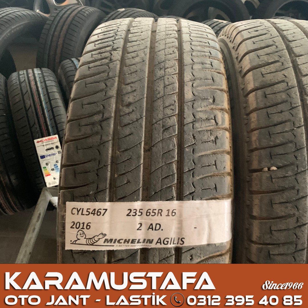 235 65 R 16 MICHELIN AGILIS 115R * 2016 * 2 ADET * CYL5467