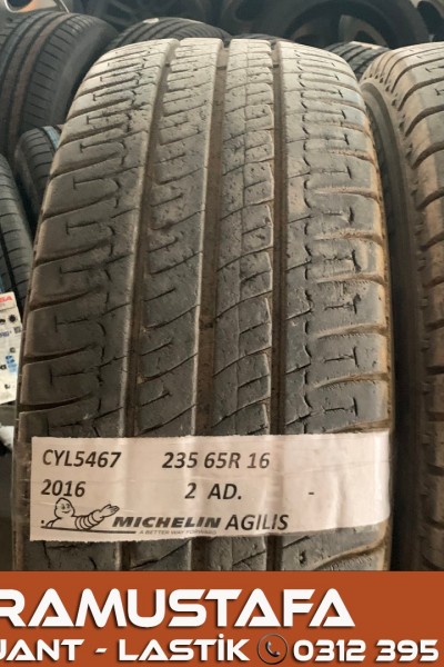 235 65 R 16 MICHELIN AGILIS 115R * 2016 * 2 ADET * CYL5467 **