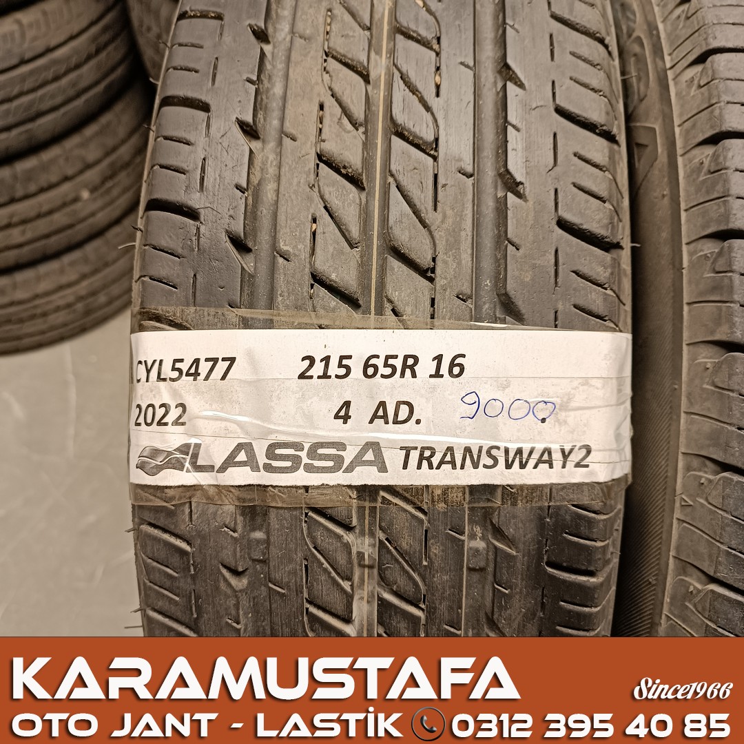 215 65 R 16 LASSA TRANSWAY2 109R * 2022 * 4 ADET * CYL5477