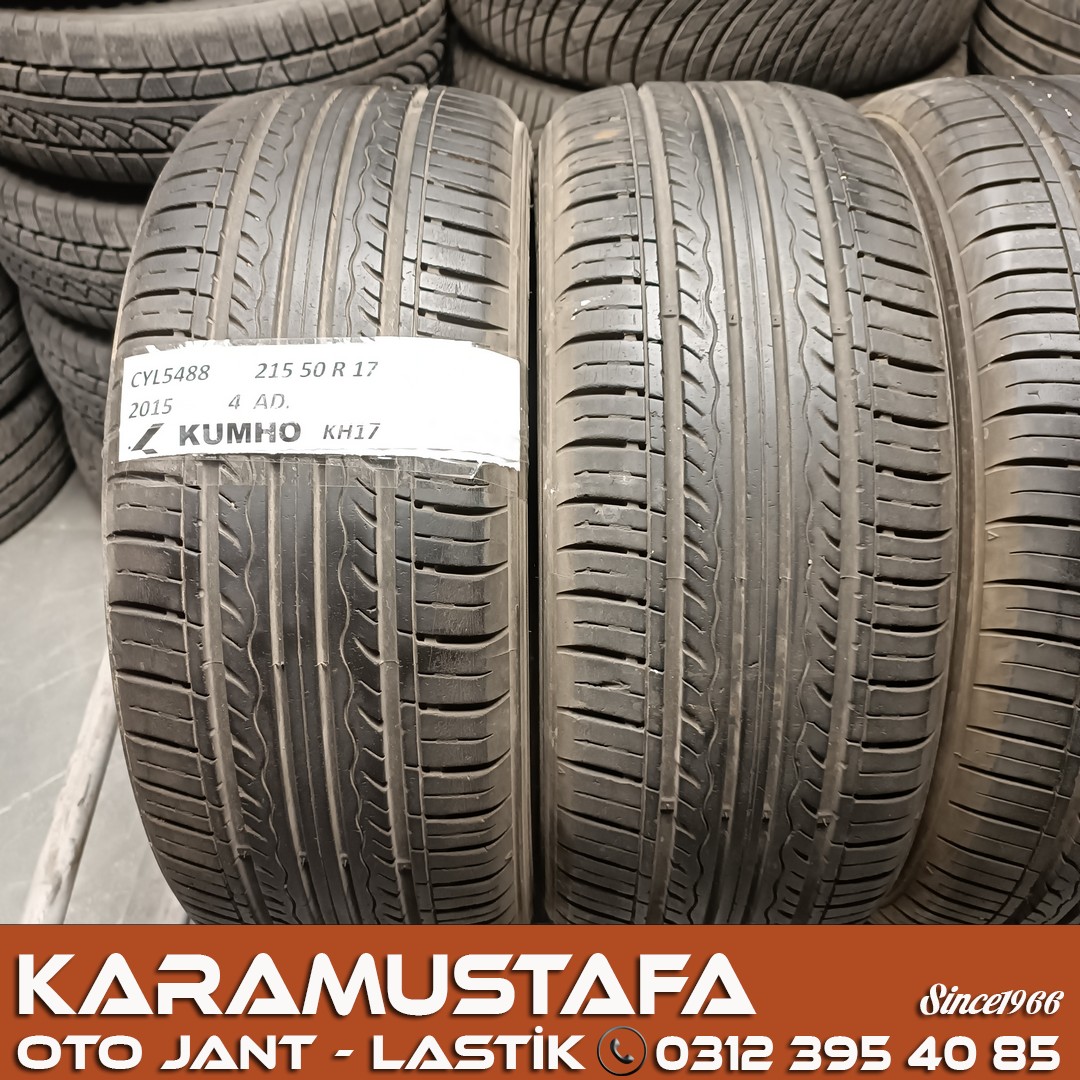 215 50 R 17 KUMHO KH17 91V * 2015 * 2 ADET * CYL5488