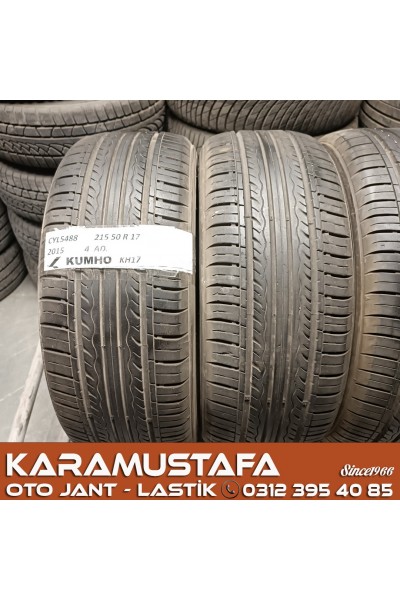 215 50 R 17 KUMHO KH17 91V * 2015 * 2 ADET * CYL5488