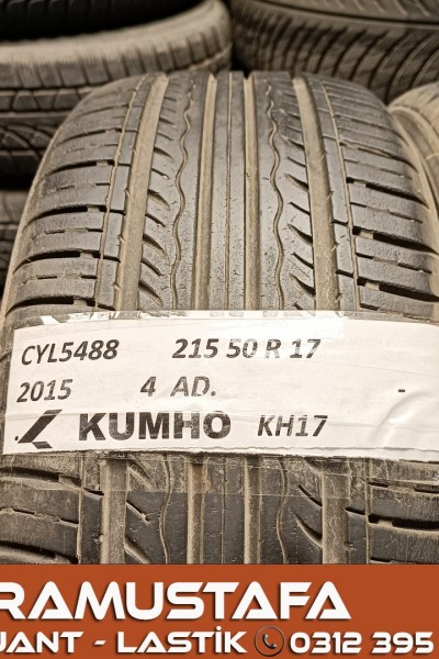 215 50 R 17 KUMHO KH17 91V * 2015 * 2 ADET * CYL5488