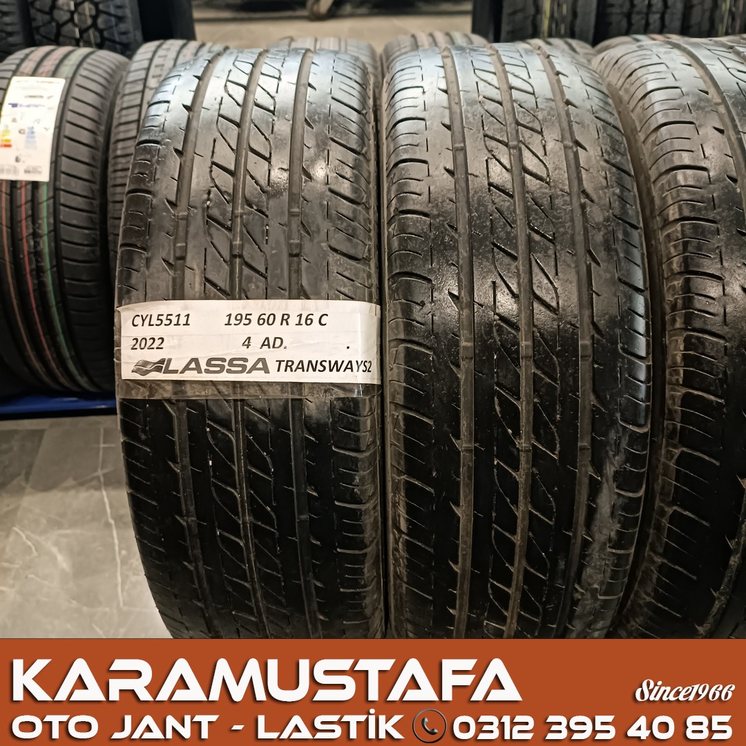 195 60 R 16 LASSA TRANSWAY2 99T * 2022 * 4 ADET * CYL5511