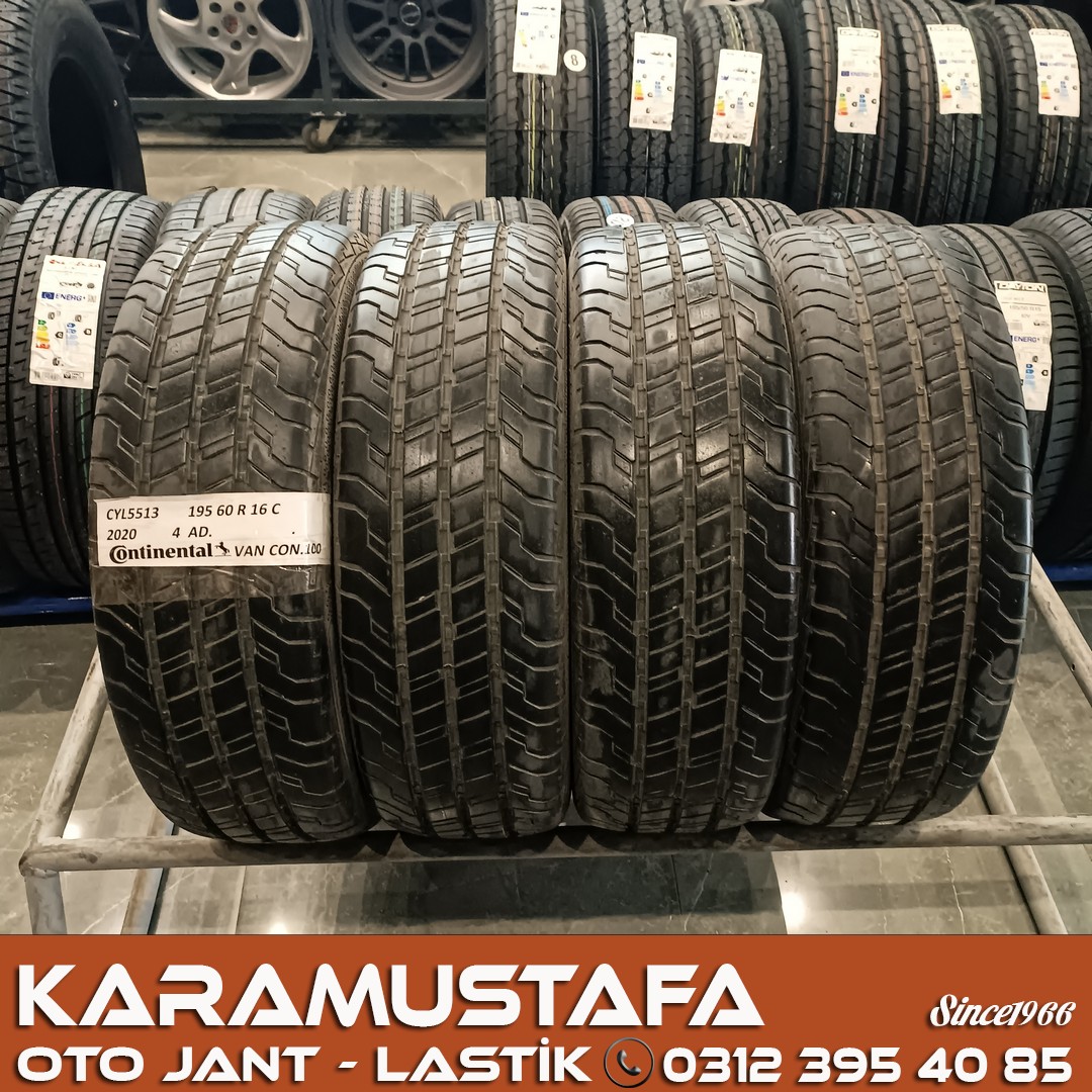 195 60 R 16 CONTINENTAL VAN CONTACT100 99H * 2020 * 4 ADET * CYL5513
