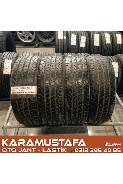 195 60 R 16 CONTINENTAL VAN CONTACT100 99H * 2020 * 4 ADET * CYL5513 **