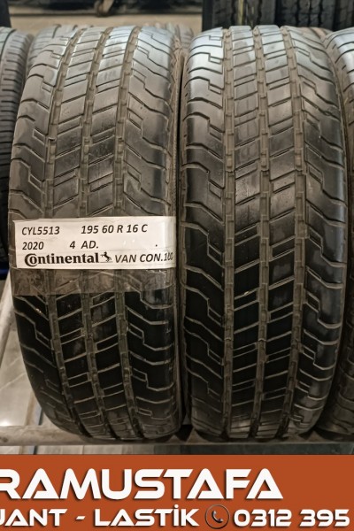195 60 R 16 CONTINENTAL VAN CONTACT100 99H * 2020 * 4 ADET * CYL5513 **