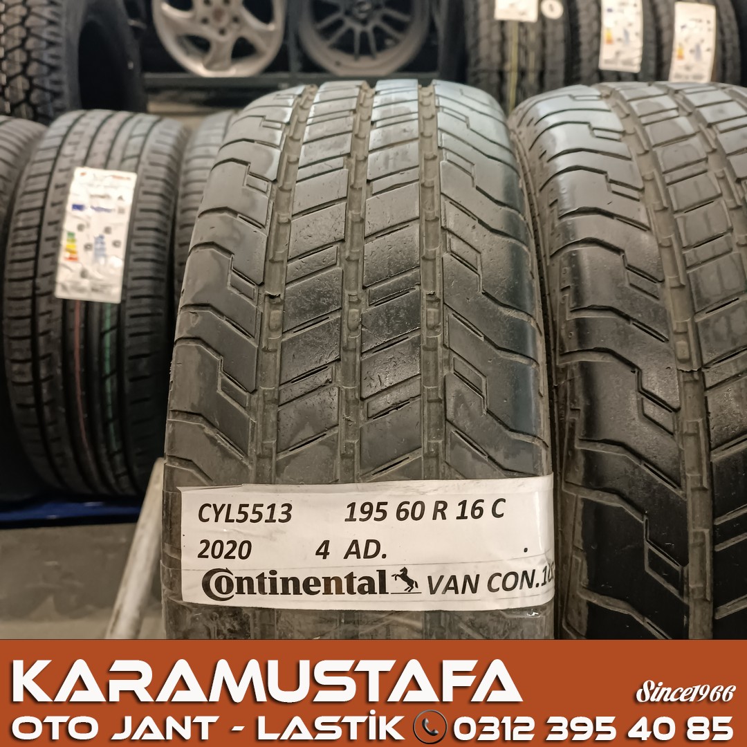 195 60 R 16 CONTINENTAL VAN CONTACT100 99H * 2020 * 4 ADET * CYL5513
