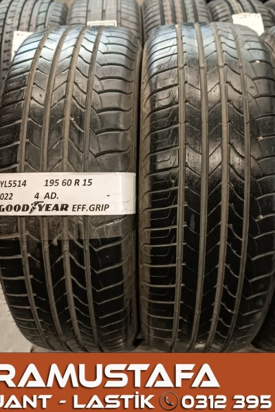 195 60 R 15 GOODYEAR EFG 88H * 2022 * 4 ADET * CYL5514