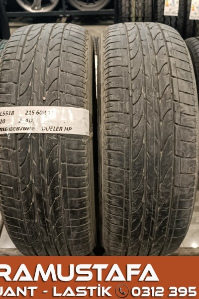 215 60 R 17 BRIDGESTONE DUELER HP 96H * 2020 * 2 ADET * CYL5518 **
