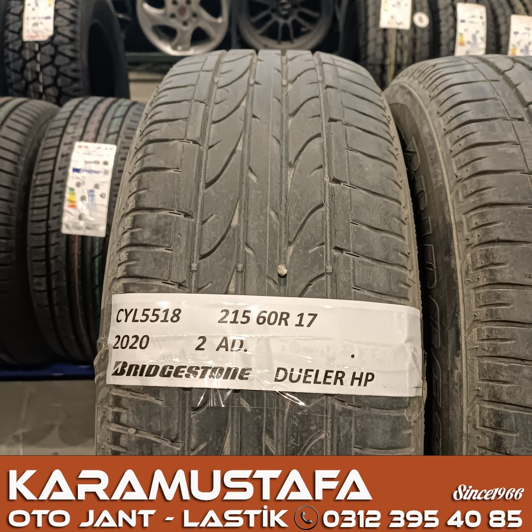 215 60 R 17 BRIDGESTONE DUELER HP 96H * 2020 * 2 ADET * CYL5518