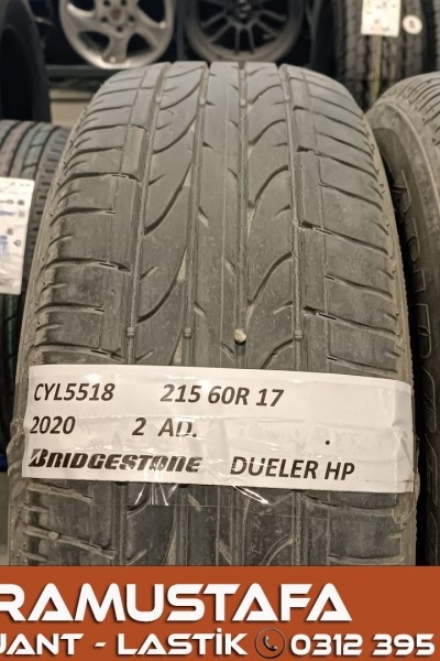 215 60 R 17 BRIDGESTONE DUELER HP 96H * 2020 * 2 ADET * CYL5518 **