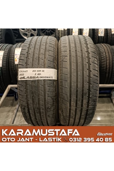 205 60 R 16 LASSA DRIVEWAYS 92V * 2022 * 2 ADET * CYL5521 **