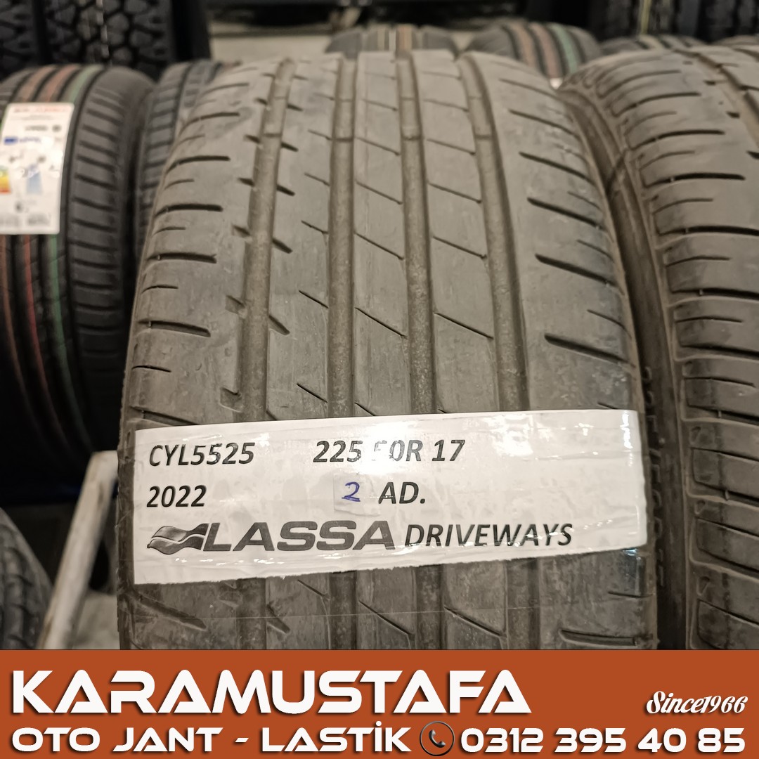 225 50 R 17 LASSA DRIVEWAYS 98W * 2022 * 2 ADET * CYL5525