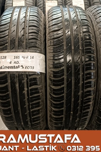 165 70 R 14 CONTINENTAL ECO3 * 2014 * 4 ADET * CYL5528 **