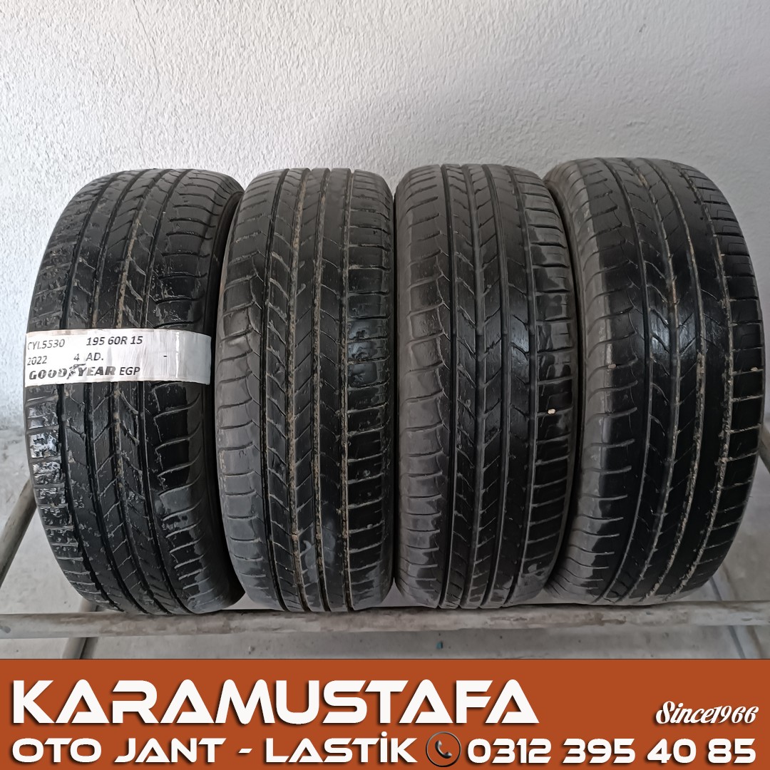 195 60 R 15 GOODYEAR EGP 88H * 2022 * 4 ADET * CYL5530