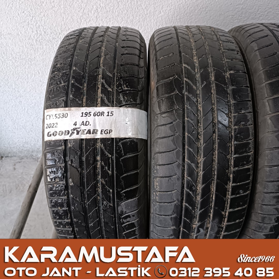 195 60 R 15 GOODYEAR EGP 88H * 2022 * 4 ADET * CYL5530