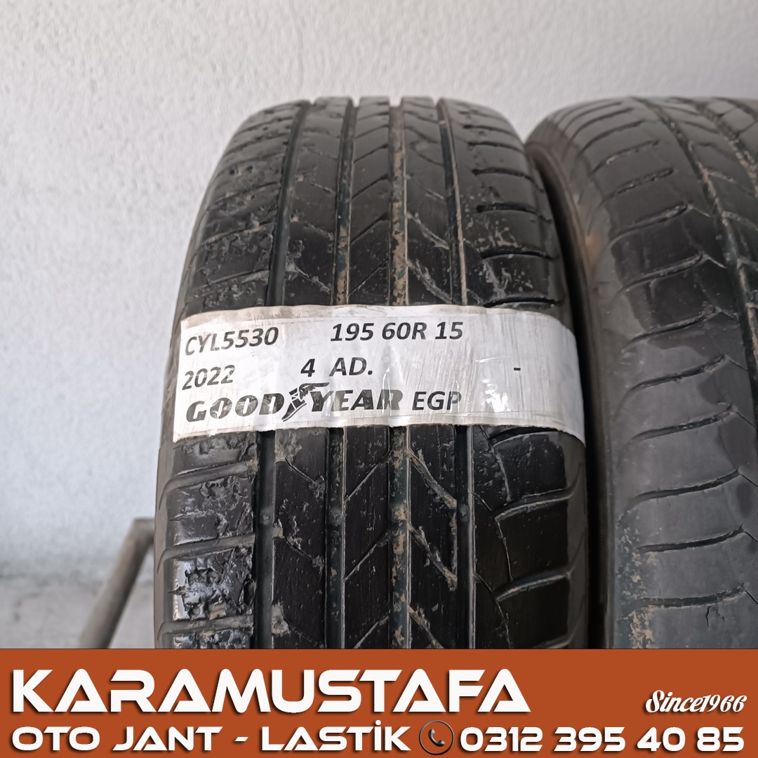 195 60 R 15 GOODYEAR EGP 88H * 2022 * 4 ADET * CYL5530