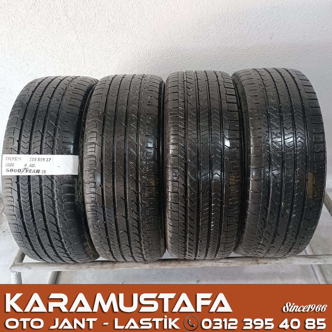 215 55 R 17 GOODYEAR ES 94V * 2020 * 4 ADET * CYL5535