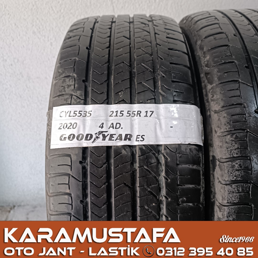 215 55 R 17 GOODYEAR ES 94V * 2020 * 4 ADET * CYL5535