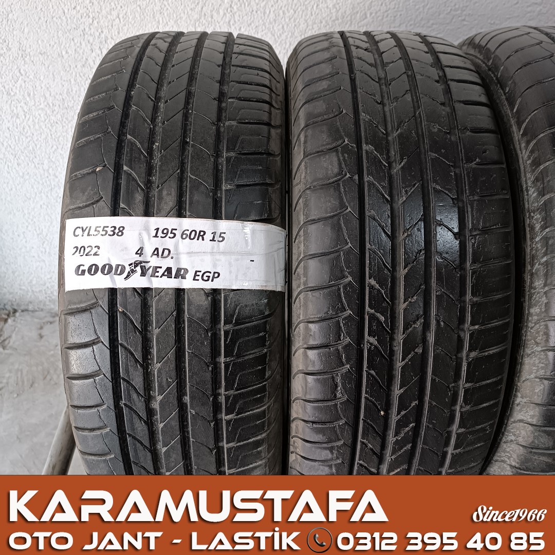 195 60 R 15 GOODYEAR EGP 88H * 2022 * 4 ADET * CYL5538