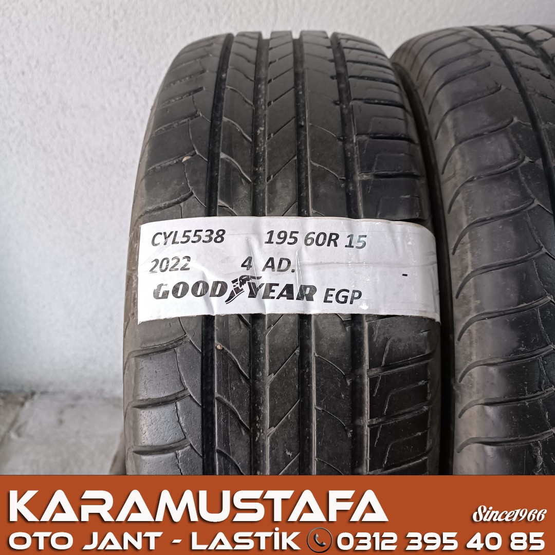 195 60 R 15 GOODYEAR EGP 88H * 2022 * 4 ADET * CYL5538