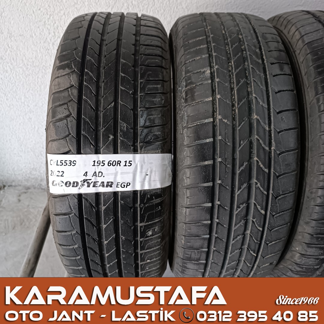 195 60 R 15 GOODYEAR EGP 88H * 2022 * 4 ADET * CYL5539