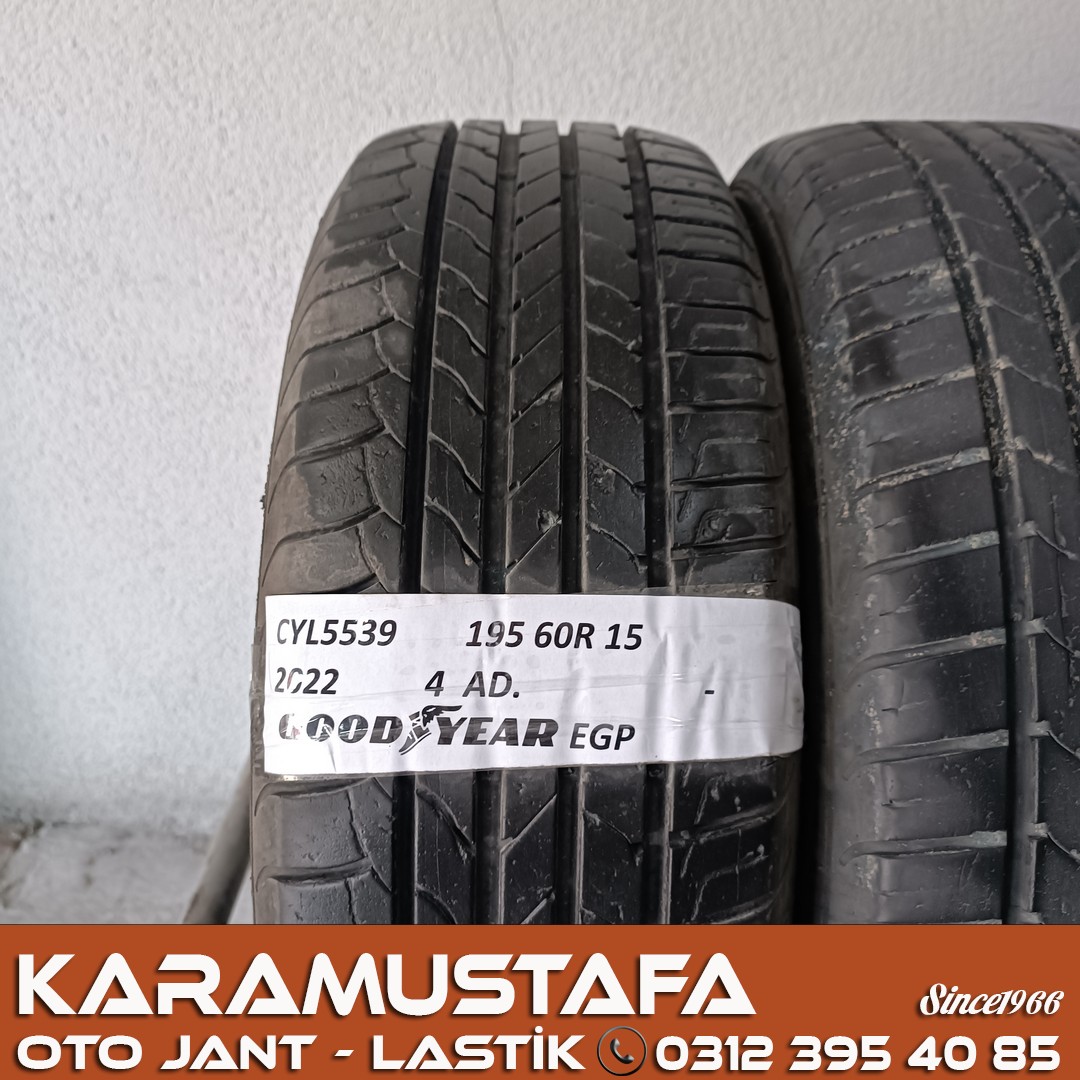 195 60 R 15 GOODYEAR EGP 88H * 2022 * 4 ADET * CYL5539