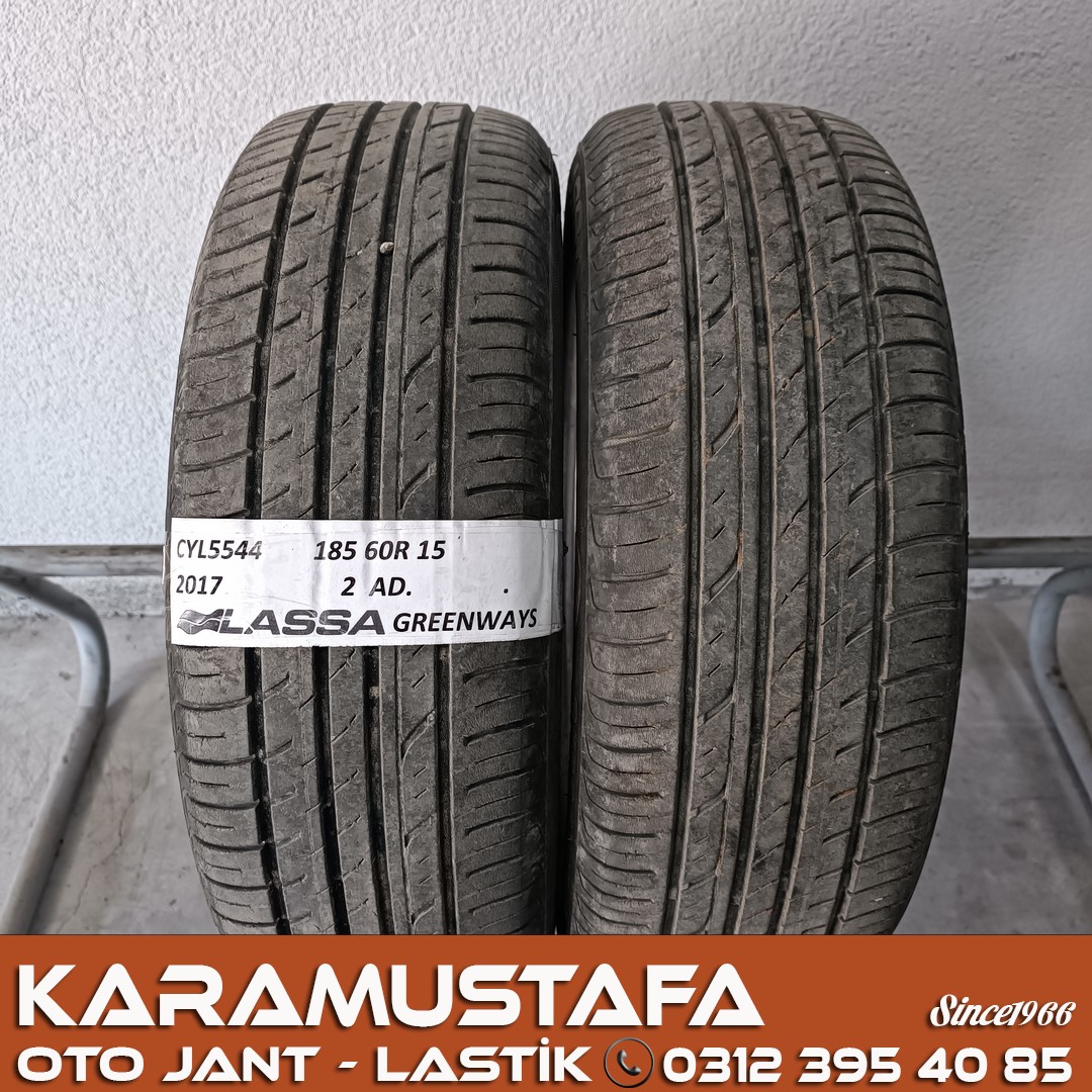 185 60 R 15 LASSA GREENWAYS 88H * 2017 * 1 ADET * CYL5544