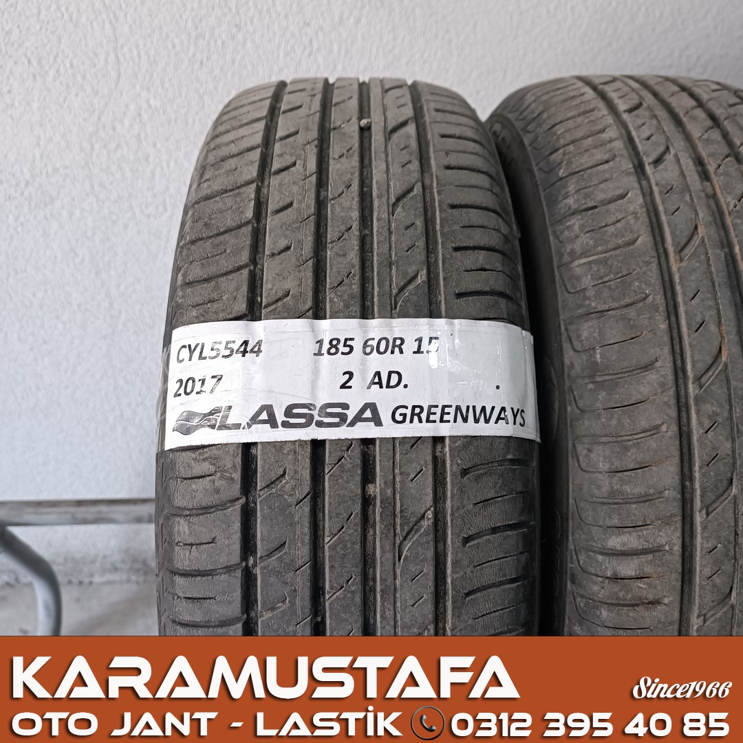 185 60 R 15 LASSA GREENWAYS 88H * 2017 * 1 ADET * CYL5544