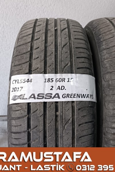 185 60 R 15 LASSA GREENWAYS 88H * 2017 * 1 ADET * CYL5544 **