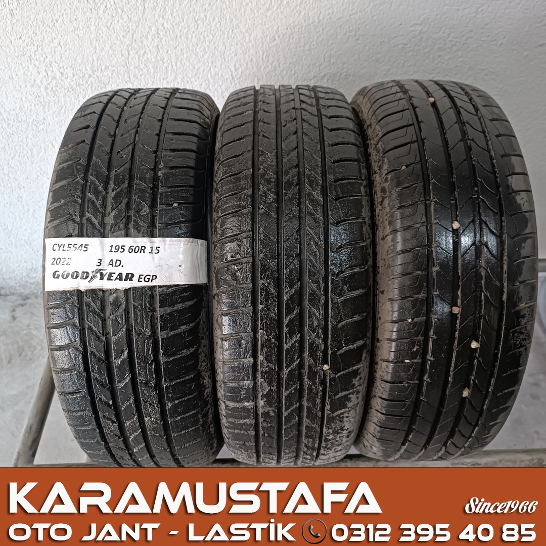195 60 R 15 GOODYEAR EGP 88H * 2022 * 4 ADET * CYL5545