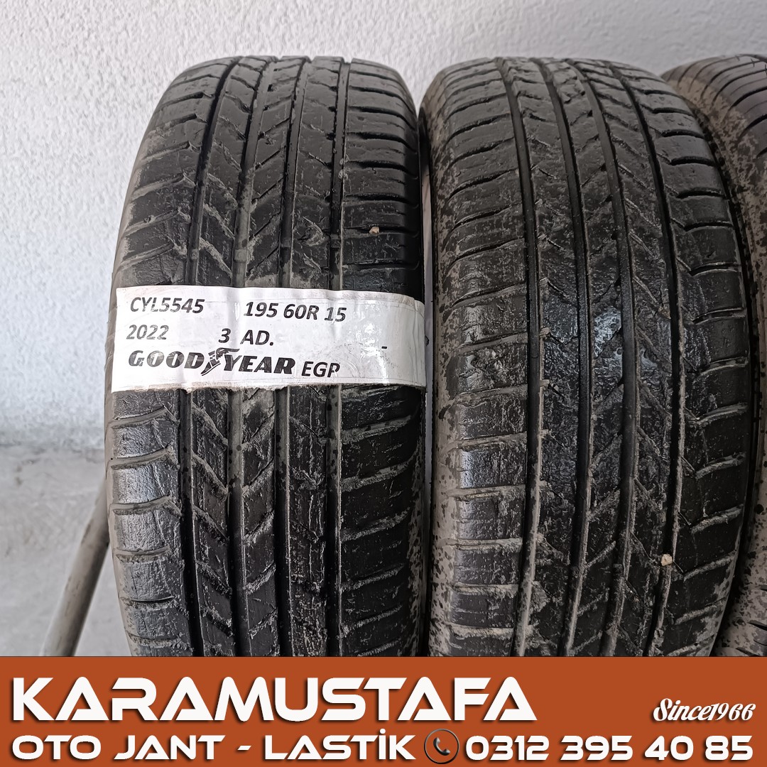 195 60 R 15 GOODYEAR EGP 88H * 2022 * 4 ADET * CYL5545