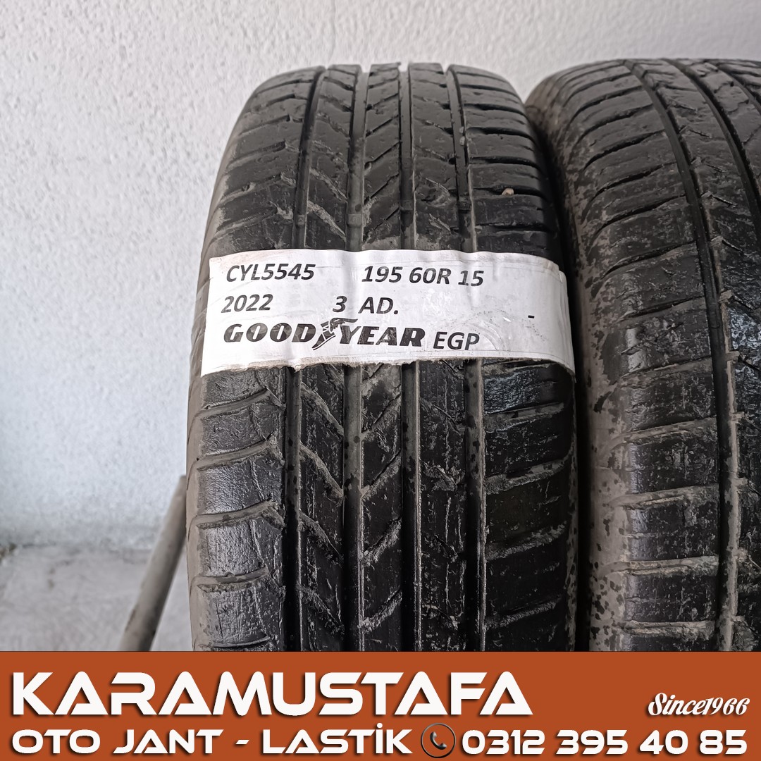 195 60 R 15 GOODYEAR EGP 88H * 2022 * 4 ADET * CYL5545
