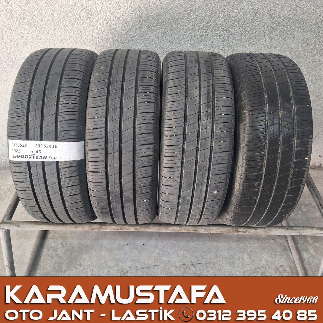 205 55 R 16 GOODYEAR EGP 91V * 2021 * 4 ADET * CYL5555
