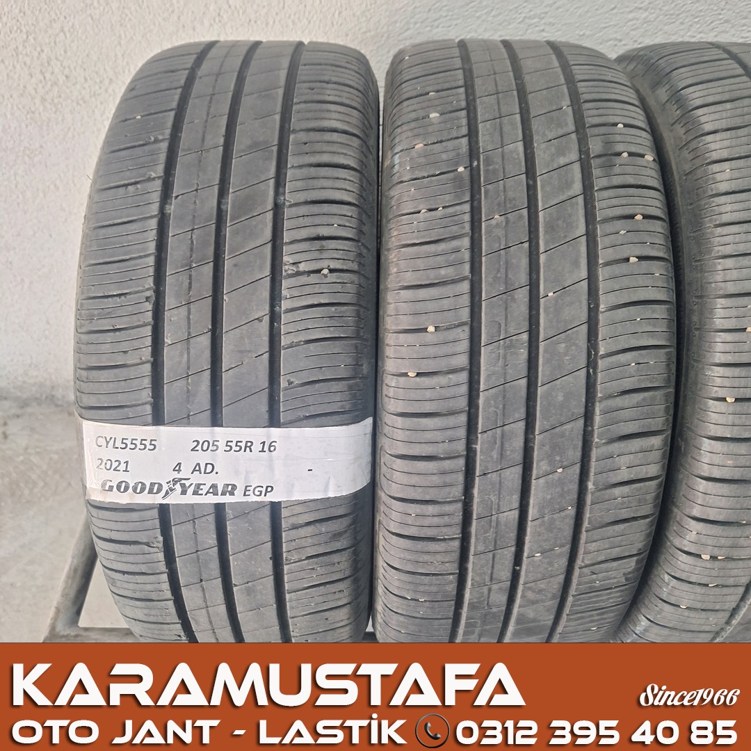 205 55 R 16 GOODYEAR EGP 91V * 2021 * 4 ADET * CYL5555