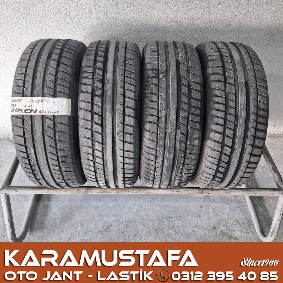 205 55 R 16 RIKEN ROADPERF 91V * 2019 * 4 ADET * CYL5558