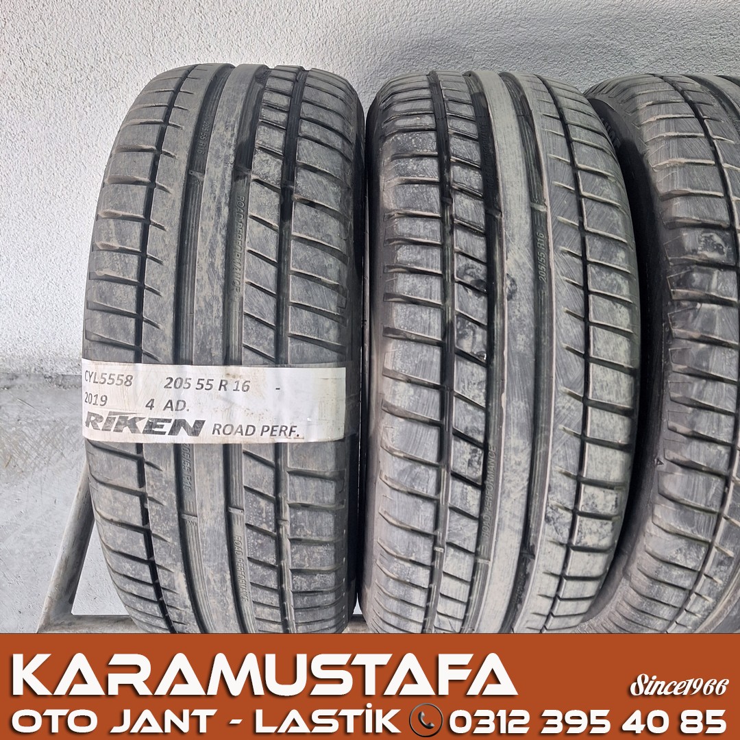 205 55 R 16 RIKEN ROADPERF 91V * 2019 * 4 ADET * CYL5558