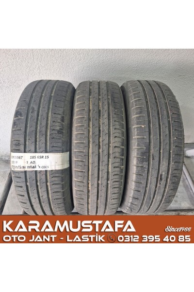 185 65 R 15 CONTINENTAL CEC5 92T * 2019 * 3 ADET * CYL5567 **
