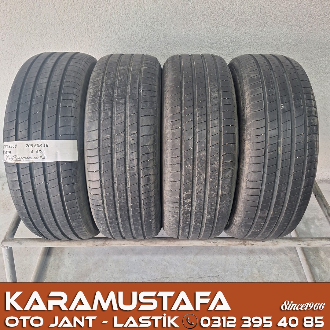 205 60 R 16 MICHELIN PRIMACY4 92V * 2019 * 4 ADET * CYL5568